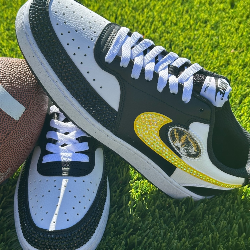 Customized Mizzou Nike Court Visions Size 9 Women’s